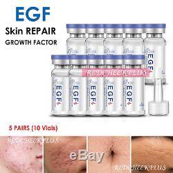 10x EGF Oligopeptide-1 Serum Indented Pitted Scar Wrinkle Derma Pen Stamp Roller