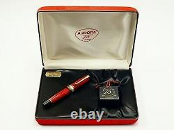 1992 Aurora 75 Years Limited Edition Pen #3129 Box Paper Ink Perfect Unused Pen