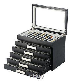 6 Layer 60 Pen Wood Box Display Storage Wooden Large Fountain Pen Case 314060