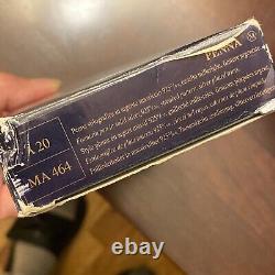 AURORA A20 M464 Magellano Silver Gold Fountain Pen NEW Box Case 14k. 925