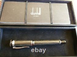 Alfred Dunhill Sentryman Fountain Pen Carbon Fibre In Presentation Box