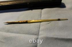 Antique, John Foley Gold Pen with Mother of Pearl, Gold Band and Original Box