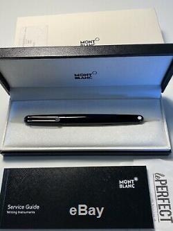 As new Montblanc M Marc Newson Black Resin Ballpoint Pen MB113620 Box Papers