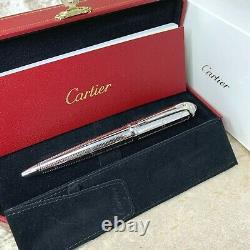 Authentic Cartier Ballpoint Pen Roadster TRANSATLANTIQUE Rivets withBox&Papers NEW