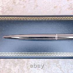 Authentic Dunhill Ballpoint Pen New Gemline Grey Gunmetal with Box
