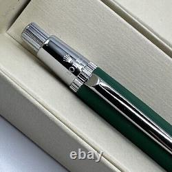 Authentic Green Rolex Ballpoint Pen With Push Button! New Mint Condition! WithBox