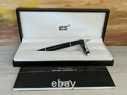 Authentic Montblanc Platinum Trim Rollerball Pen New in box. BLACK FRIDAY SALE