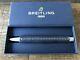Breitling Watch Official Novelty Ballpoint Pen Wz Box Genuine Leather Cover Gift