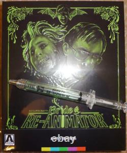 BRIDE OF RE-ANIMATOR NEW Blu-Ray BOXSET with SYRINGE PEN Arrow Video SHIPS IN BOX