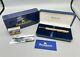 Burberry By Pentel Fountain Pen Old Check Fabric Gt 14k Broad Nib New Boxed