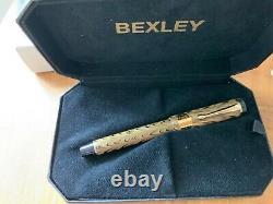 Bexley Ebonite Collection Amber Agate Fountain Pen New and Boxed