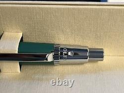 Brand New Rolex Green Ballpoint Pen With Box Twist. Swiss Made