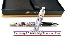 CROSS Century II Botanical Series Purple DawnFountain Pen. New In Box/ Ink