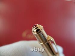 Cartier Diabolo Mini Rose Gold Ballpoint Pen Very Rare Compl. W. Box/Guarantee