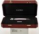 Cartier Limited Edition Pink Enamel Ballpoint Pen With Built-in Watch New In Box