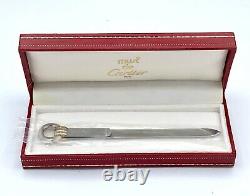 Cartier original vintage 1990 Must mini letter opener New Old Stock in box