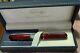 Conklin Heritage Word Gauge Fountain Pen, Medium Nib, Red, New In Box
