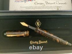 Conway Stewart coronet walnut fountain pen New and Boxed