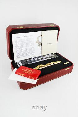 Crocodiles de Cartier Exceptional Fountain Pen NEW IN BOX EXTREMELY LOW #13