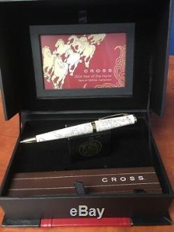 Cross 2014 Year Of The Horse White Lacquer Ball Point- FANCY BOX