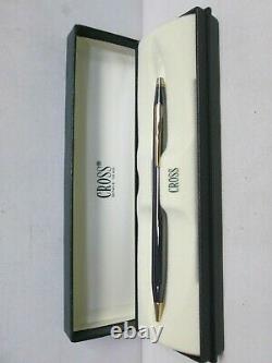 Cross Century Ballpoint Pen Graphite & Gold New In Box 6402 Made In Usa