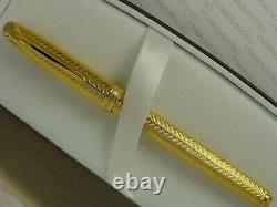 Cross Pinnacle Rollerball Pen Gold New In Box Made In Usa