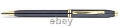 Cross Townsend Ballpoint Pen Titanium & Gold New In Box 582