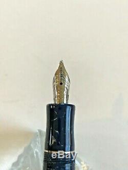 Delta Europa Collection Fountain Pen Bold 18 KT gold nib with Box Near Mint
