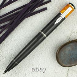 Delta Icon Orange/Black Ballpoint Pen, Made in Italy, New in Box