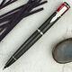 Delta Icon Red/black Ballpoint Pen, Made In Italy, New In Box