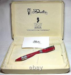Delta Julius Caesar 1999 Limited Edition Pen in Red New in Box Product