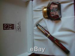 Delta Pompei Limited Edition Fountain Pen 1996 New In Box With Papers