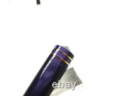 Delta Write Balance Fountain Pen Purple With Broad Steel Nib Brand New In Box