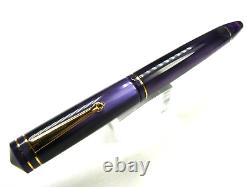 Delta Write Balance Fountain Pen Purple With Fine Steel Nib Brand New In Box