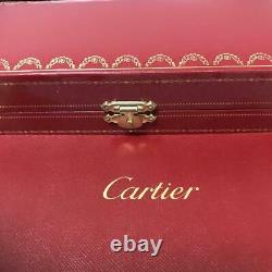 Diabolo de Cartier Ballpoint pen Black×silver withbox Never used from Japan F/S