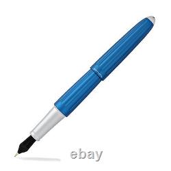 Diplomat Aero Fountain Pen Blue 14K Extra Fine Point D40306011 New in Box
