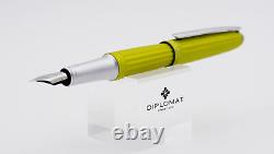 Diplomat Aero Fountain Pen in Citrus Extra Fine Point NEW in Original Box