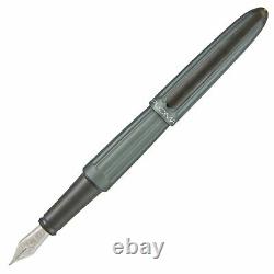 Diplomat Aero Fountain Pen in Grey Extra Fine Point NEW in Original Box