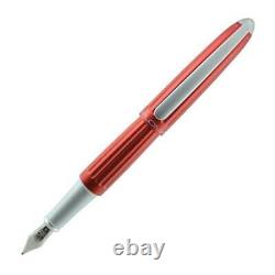 Diplomat Aero Red Fountain Pen, Fine Nib, New In Box, Made In Germany