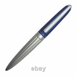 Diplomat Aero Silver Blue Fountain Pen, Made In Germany, New In Box