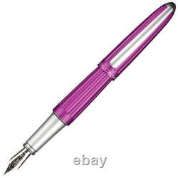 Diplomat Aero Violet Fountain Pen, New in Box, Made in Germany