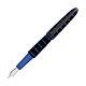 Diplomat Elox Fountain Pen In Ring Black/blue Medium Point- New In Box