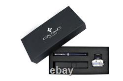 Diplomat Excellence A+ Fountain Pen Gift Set, Midnight Blue, New in Box