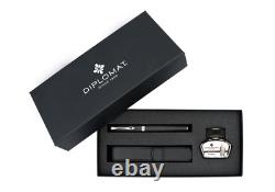 Diplomat Excellence A+ Fountain Pen Gift Set, Oxyd, New in Box, Made in Germany