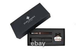 Diplomat Excellence A2 Fountain Pen Gift Set, Marrakesh & Chrome, New in Box