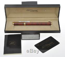 Dupont variegated lacquer vintage 1975/80 fountain pen new old stock in box