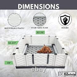 EZWHELP EZCLASSIC Whelping Box for Dogs and Puppies Indoor Dog Whelping Pen