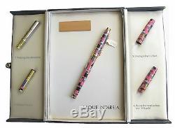 Elysee Limited Edition Lacquer Intarsia Fountain Pen 18K X Fine Pt New In Box