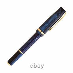 Esterbrook J Fountain Pen in Capri Blue with Gold Trim Medium Point NEW in Box