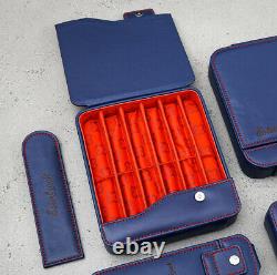 Esterbrook Six Pen Nook Case in Navy Vegan Leather NEW in Box ENN106